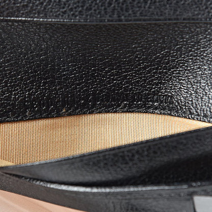 Christian Dior Goatskin Saddle Compact Wallet Black 8 of 11