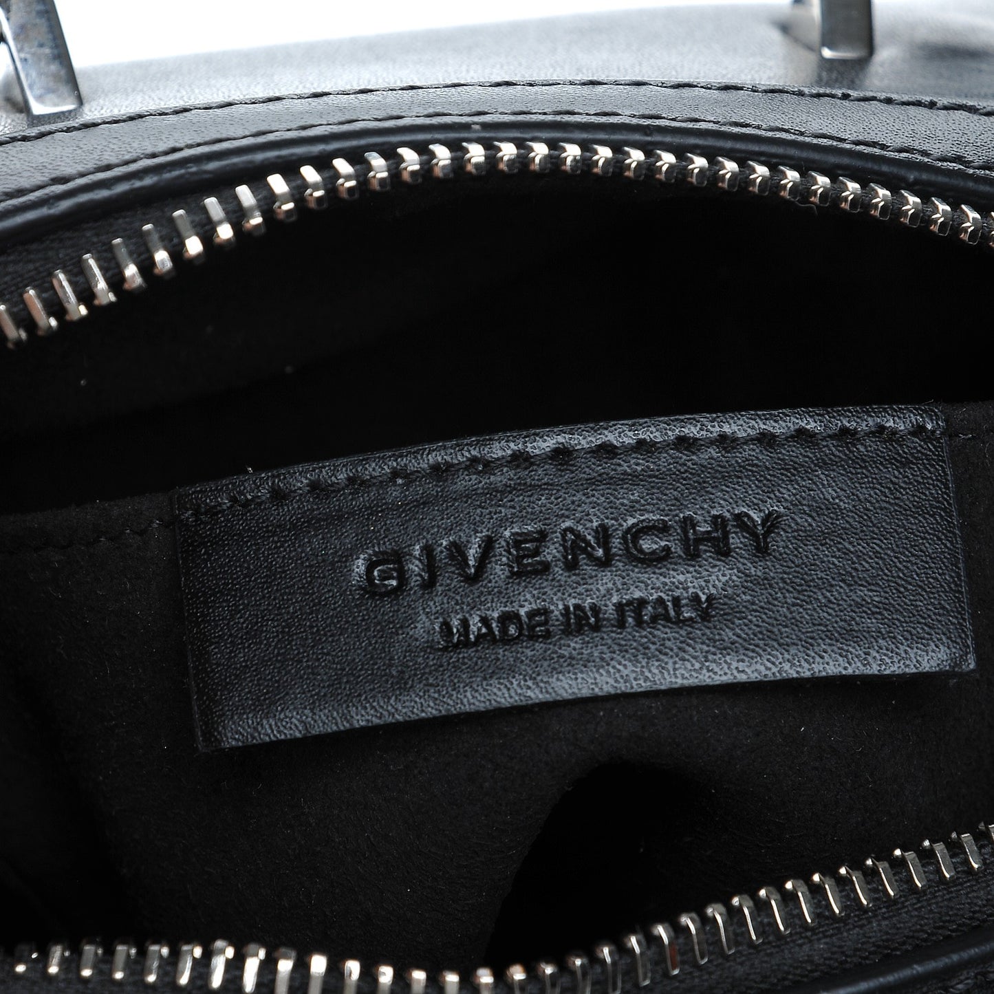Calfskin Star Micro Lucrezia Black Silver