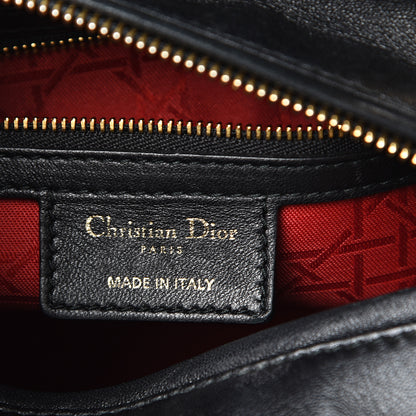 Christian Dior Lambskin Cannage Medium Lady Dior Black 5 of 11
