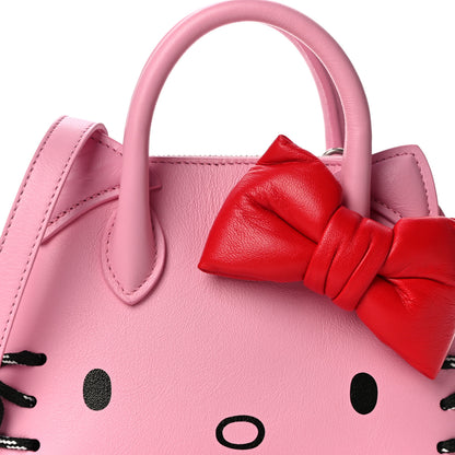 Balenciaga Calfskin Hello Kitty XXS Ville Top Handle Bag Pink 7 of 9