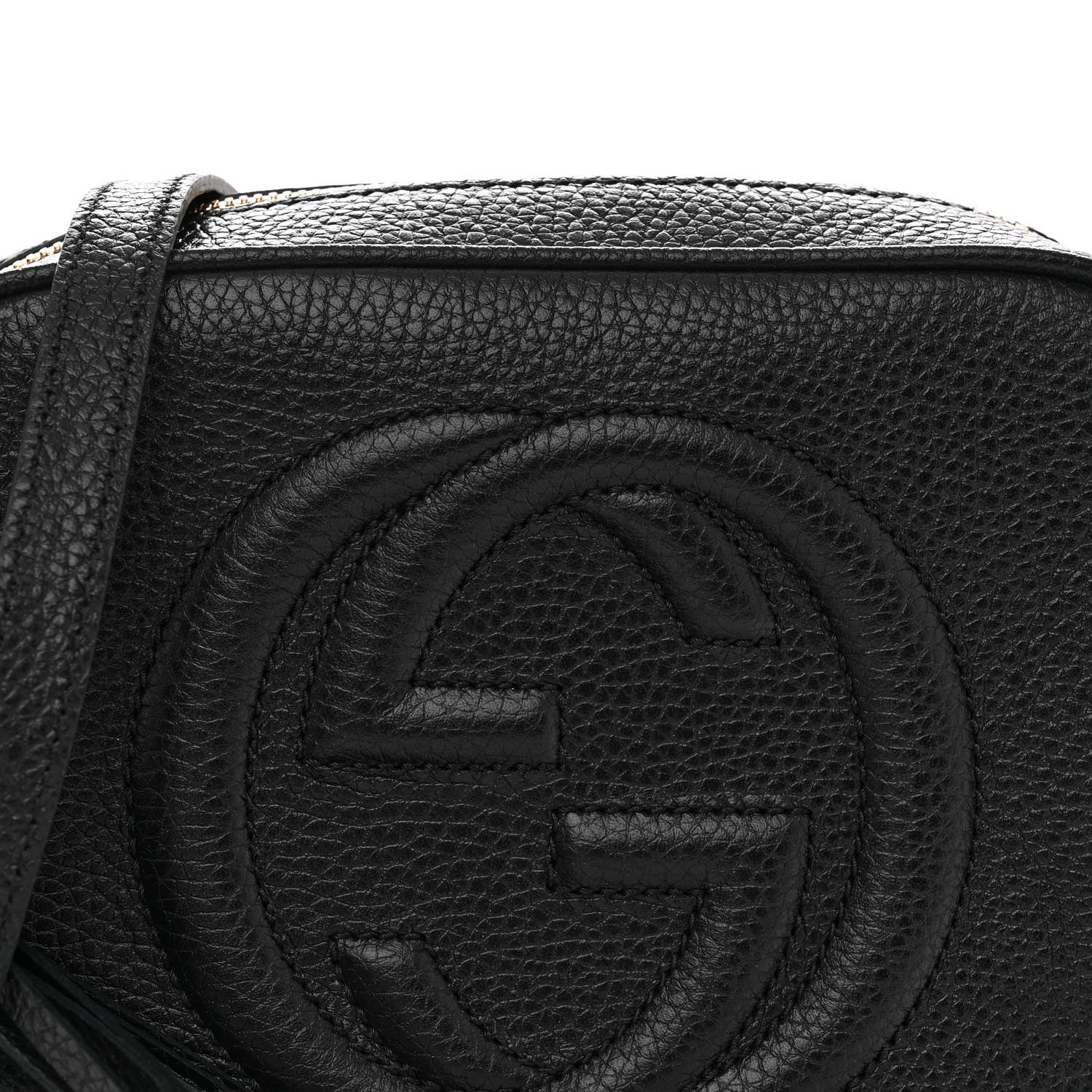 Gucci Pebbled Calfskin Small Soho Disco Bag Black 8 of 12
