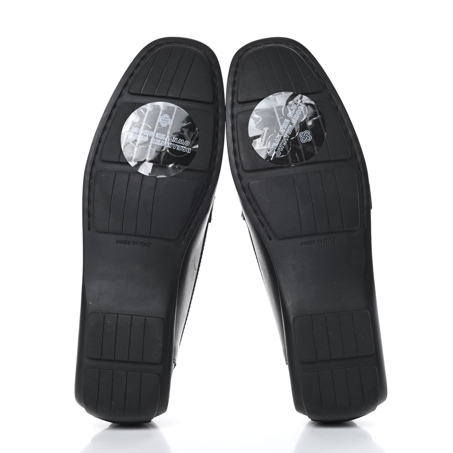 Calfskin Mini Lin Loafers 37 Black