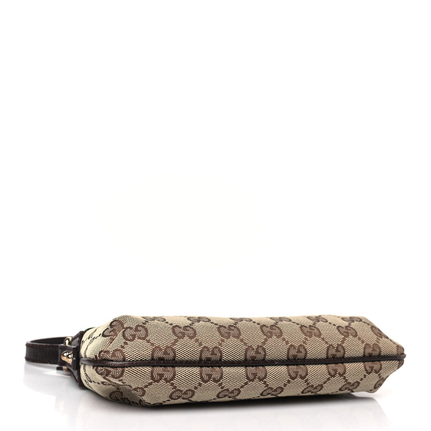 Gucci Monogram Web Pochette Dark Brown 4 of 10