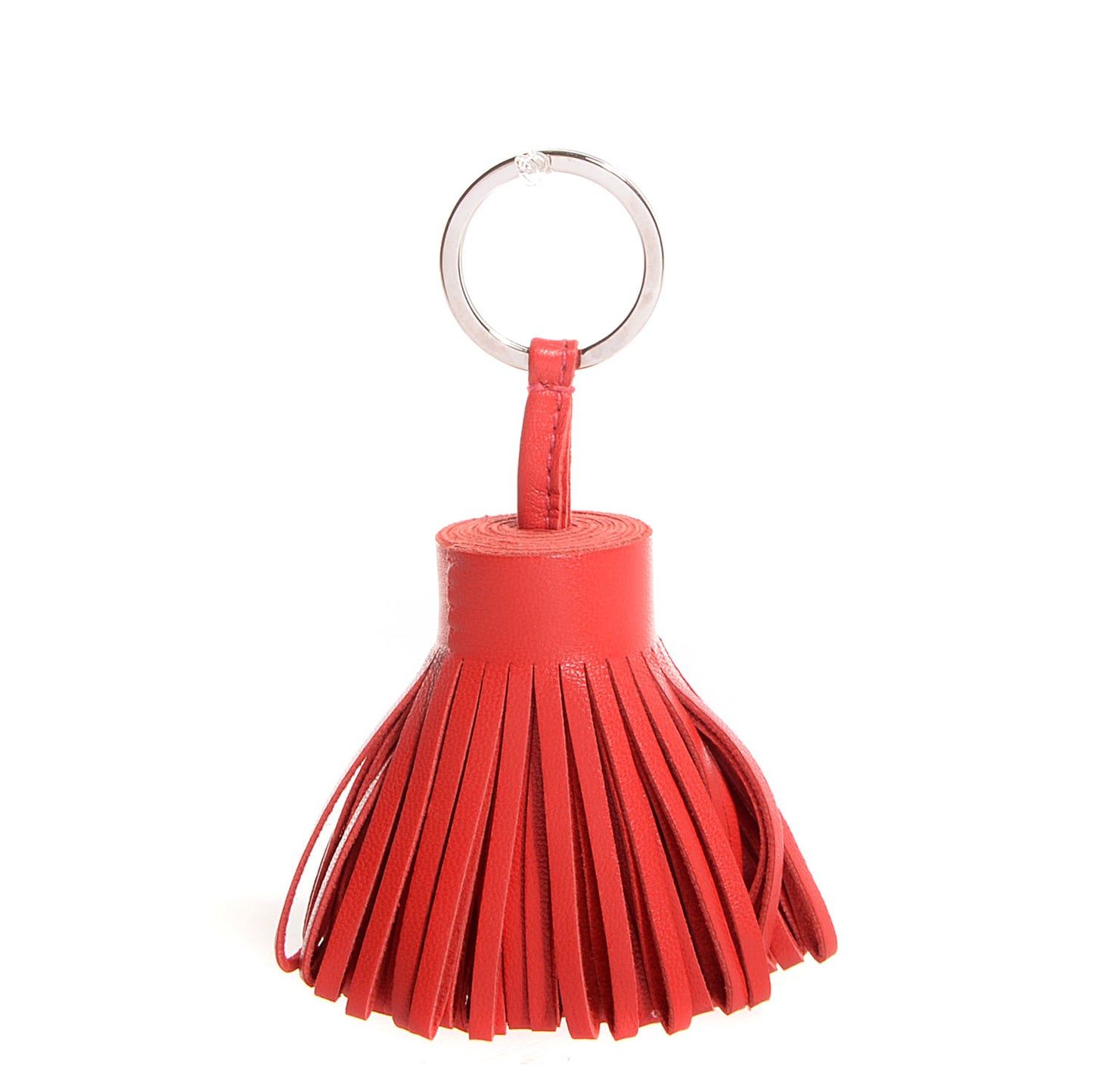 Lambskin Carmen Tassel Key Holder Rouge Indienne