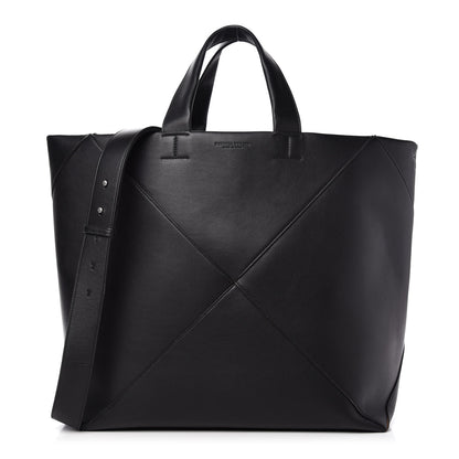 Bottega Veneta Butter Calfskin Patchwork Tote Black 1 of 9