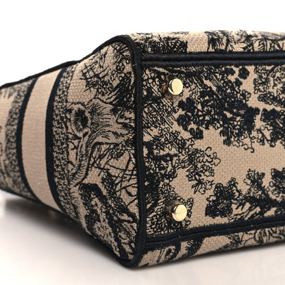 Christian Dior Toile De Jouy Embroidered Medium Lady D-Lite Beige Mullticolor 7 of 9