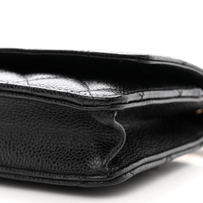 Chanel Caviar Quilted Wallet on Chain WOC Black 12 of 12