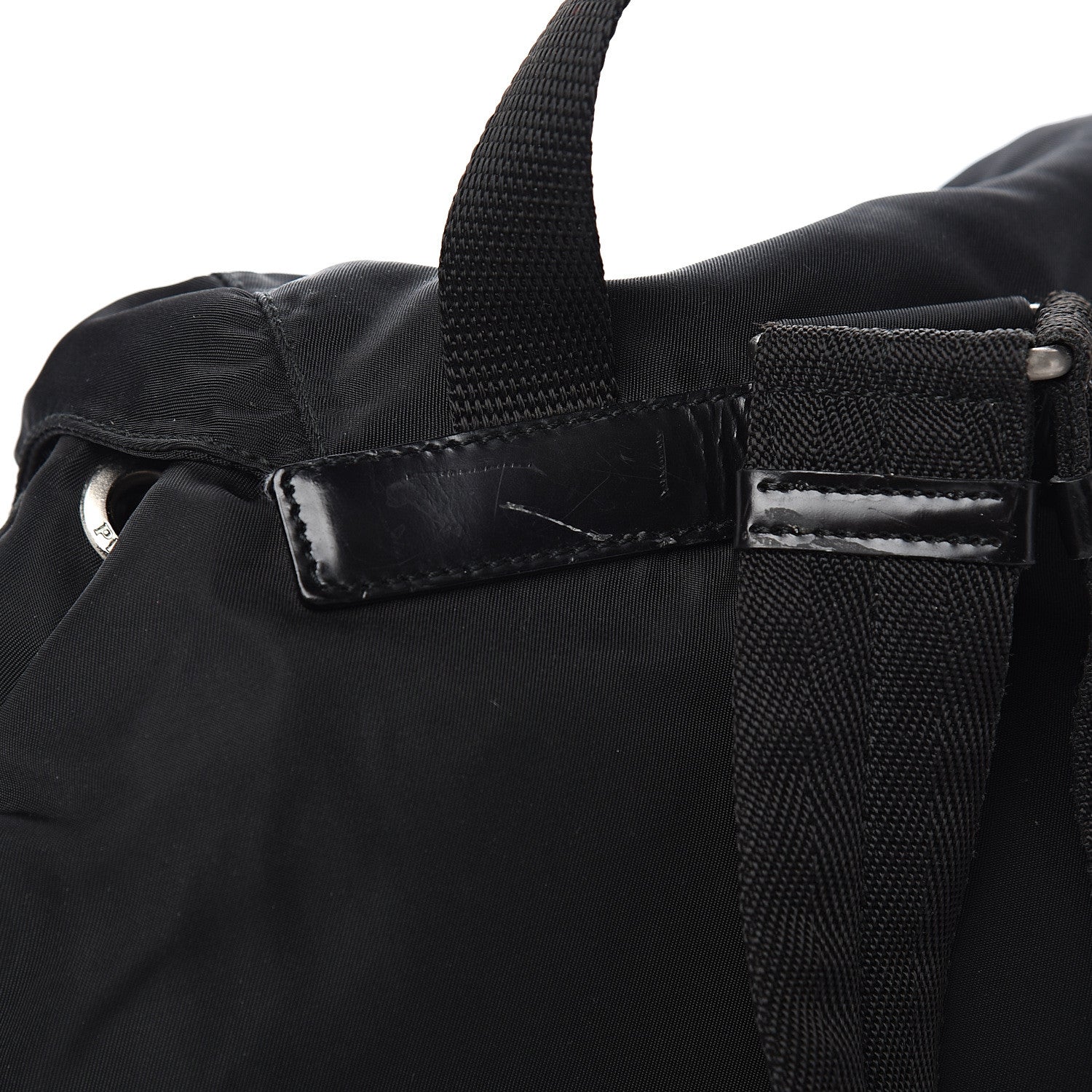 Prada Tessuto Nylon Vela Small Backpack Black 10 of 11