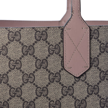 Gucci Textured Calfskin Monogram Small Reversible GG Tote Dark Cipria 15 of 15