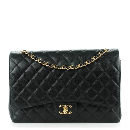 Chanel Caviar Quilted Maxi Double Flap Black 1 of 7
