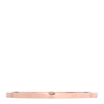 Cartier 18K Pink Gold Small LOVE Bracelet 18 3 of 4