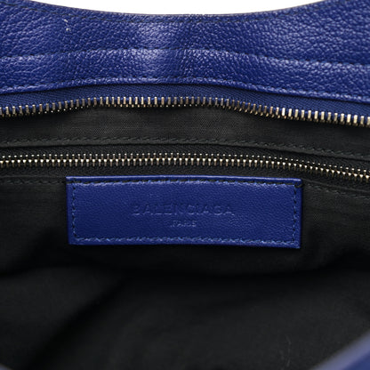 Balenciaga Agneau Gold Hardware Metallic Edge City Bleu Roi 6 of 16