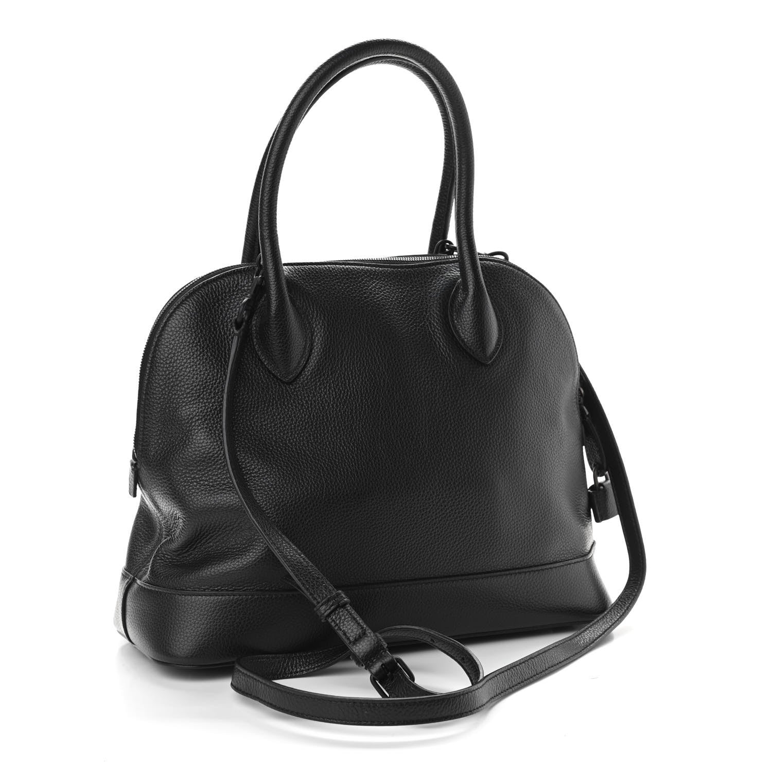 Balenciaga Supple Calfskin Ville Top Handle Bag Black 3 of 12