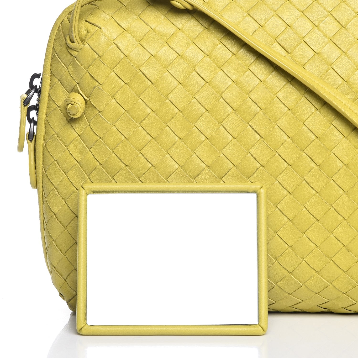 Bottega Veneta Nappa Intrecciato Pillow Crossbody Messenger Chartreuse 9 of 9