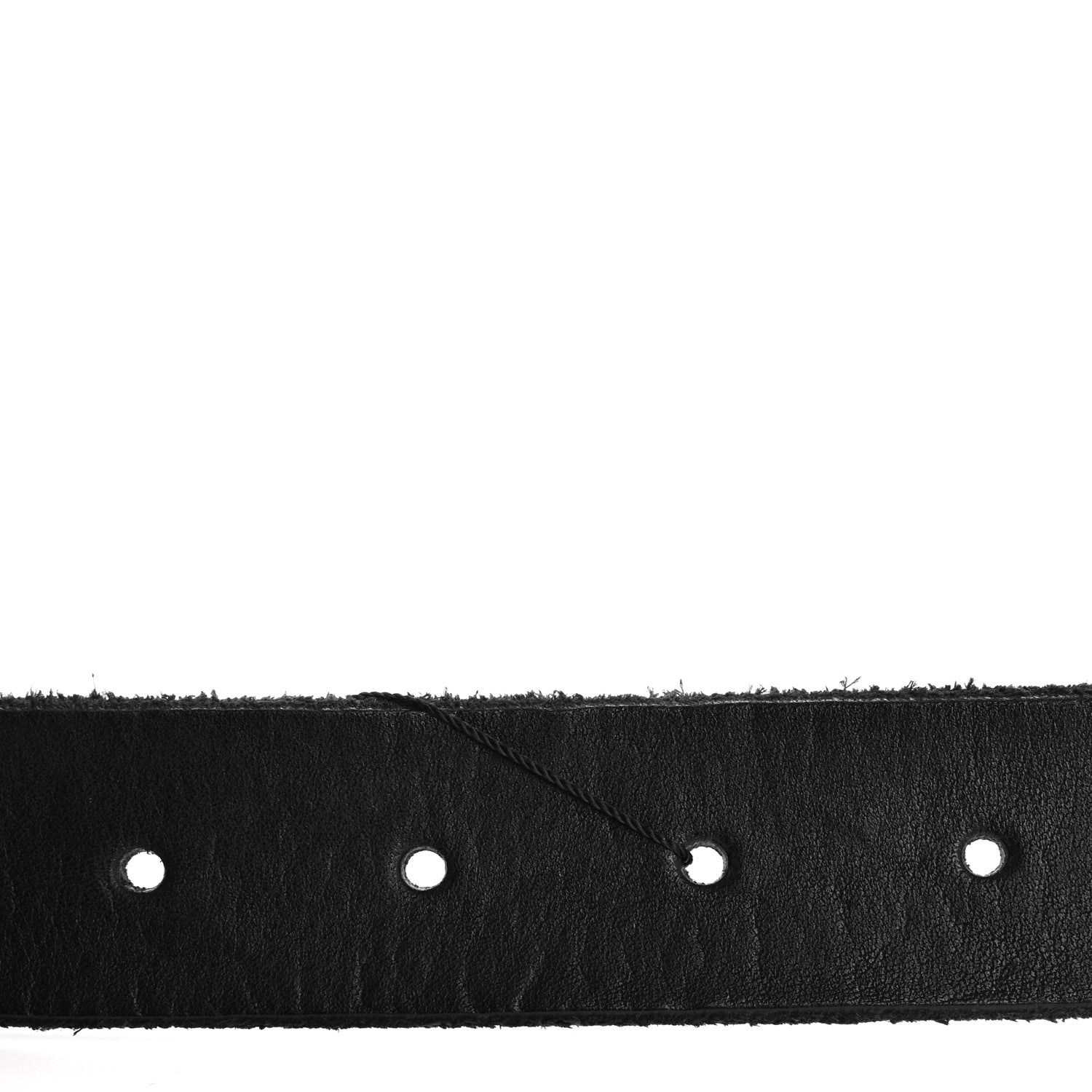 Gucci Faded Calfskin Double G 30mm Belt 85 34 Black 3 of 5