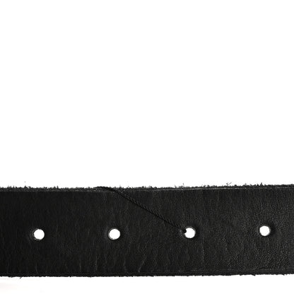 Gucci Faded Calfskin Double G 30mm Belt 85 34 Black 3 of 5