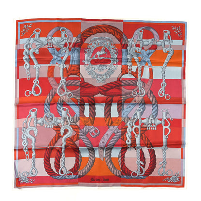 Hermes Silk Double Face Della Cavalleria Finesse Scarf 90 1 of 3