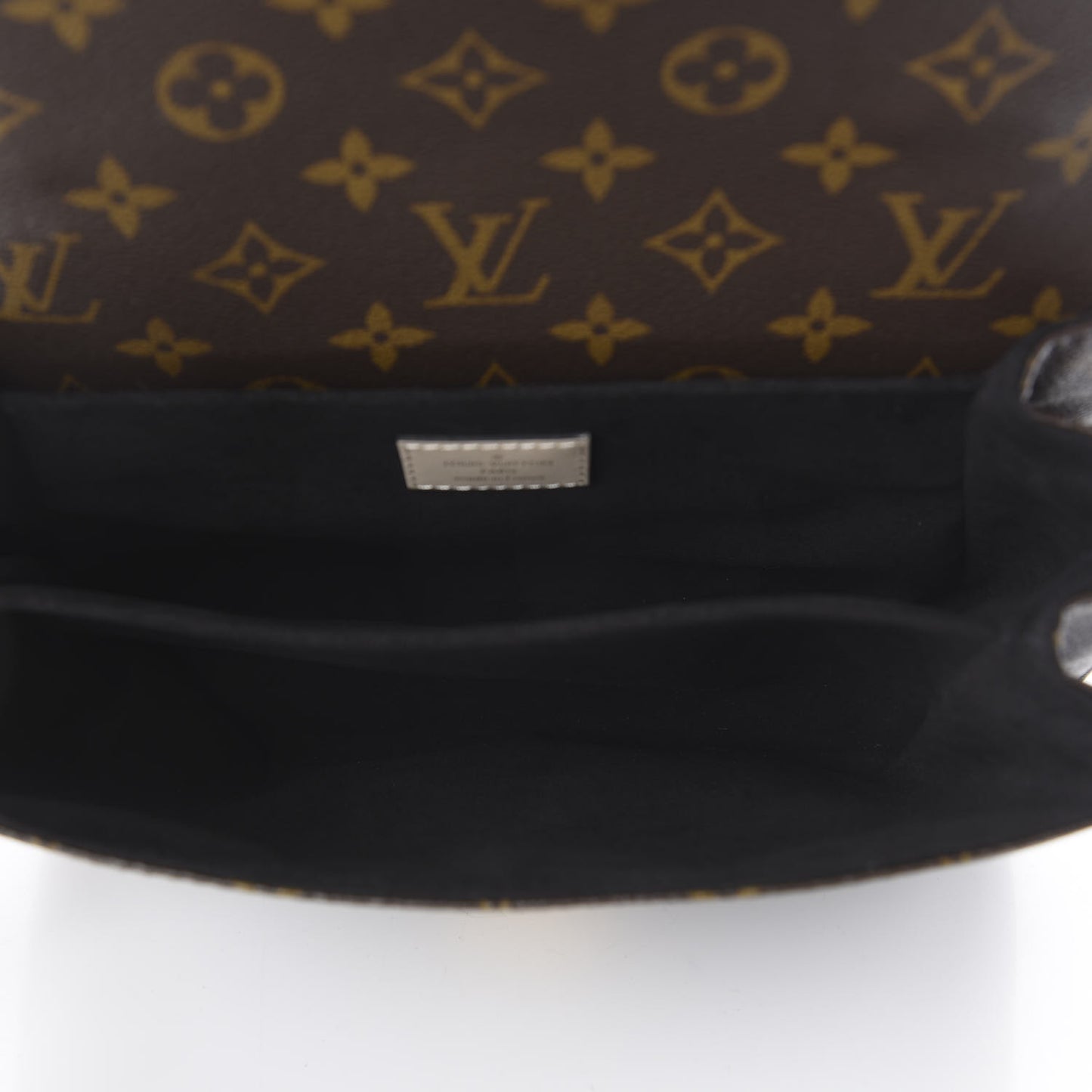 Monogram Braided Pochette Metis Creme Beige