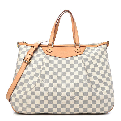 Louis Vuitton Damier Azur Siracusa GM 1 of 9