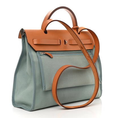 Hermes Vache Hunter Toile Herbag Zip 31 PM 4 of 14
