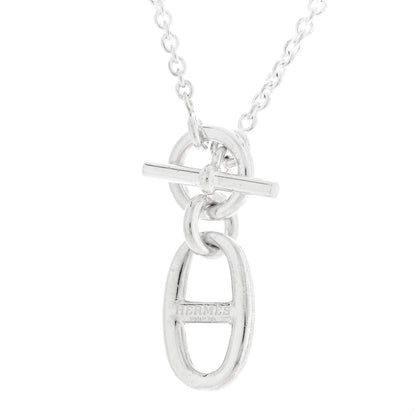 Hermes Sterling Silver Amulette Chaine d'Ancre Necklace 4 of 5
