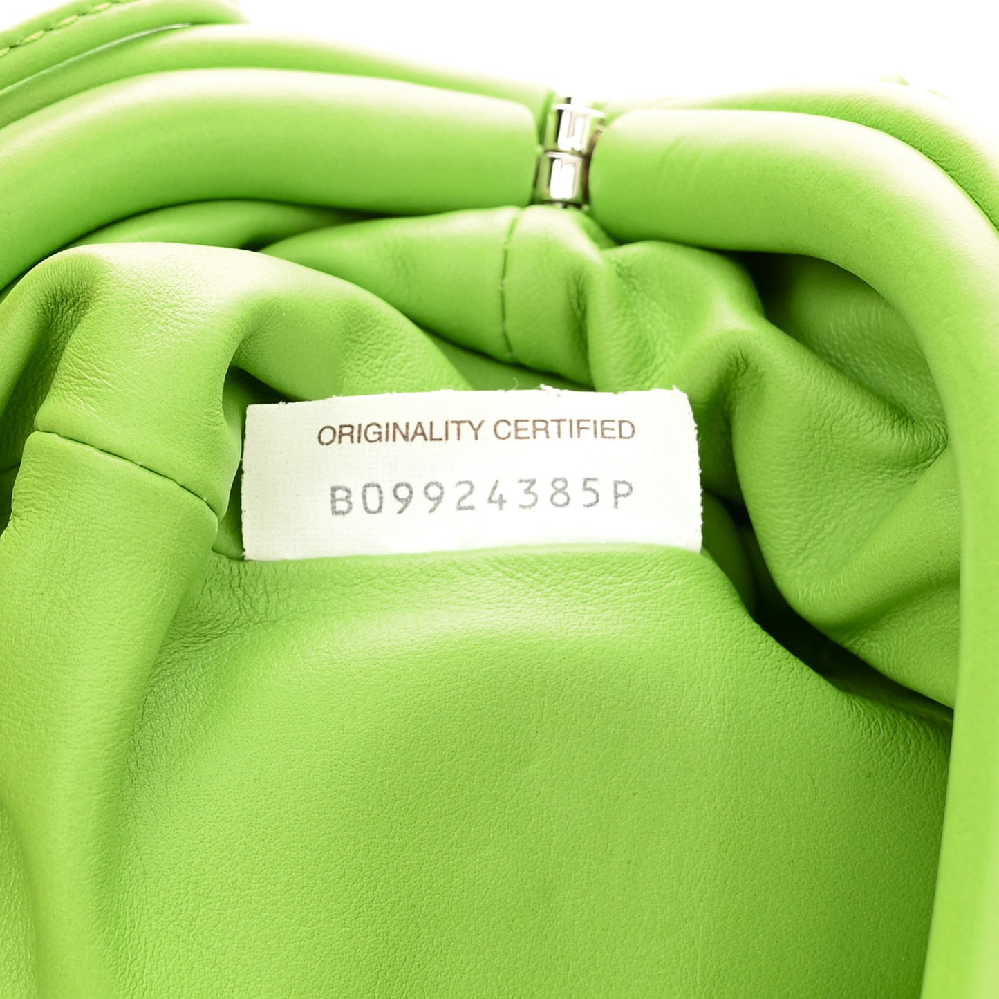 Butter Calfskin The Mini Pouch Pistachio