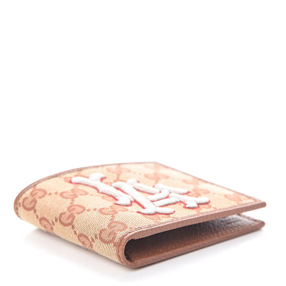 Gucci X MLB Monogram LA Dodgers Bi-Fold Wallet Beige Ruggine Ivory 4 of 7