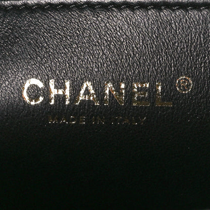 Chanel Tweed Quilted Medium CC Filigree Vanity Case Black 6 of 10