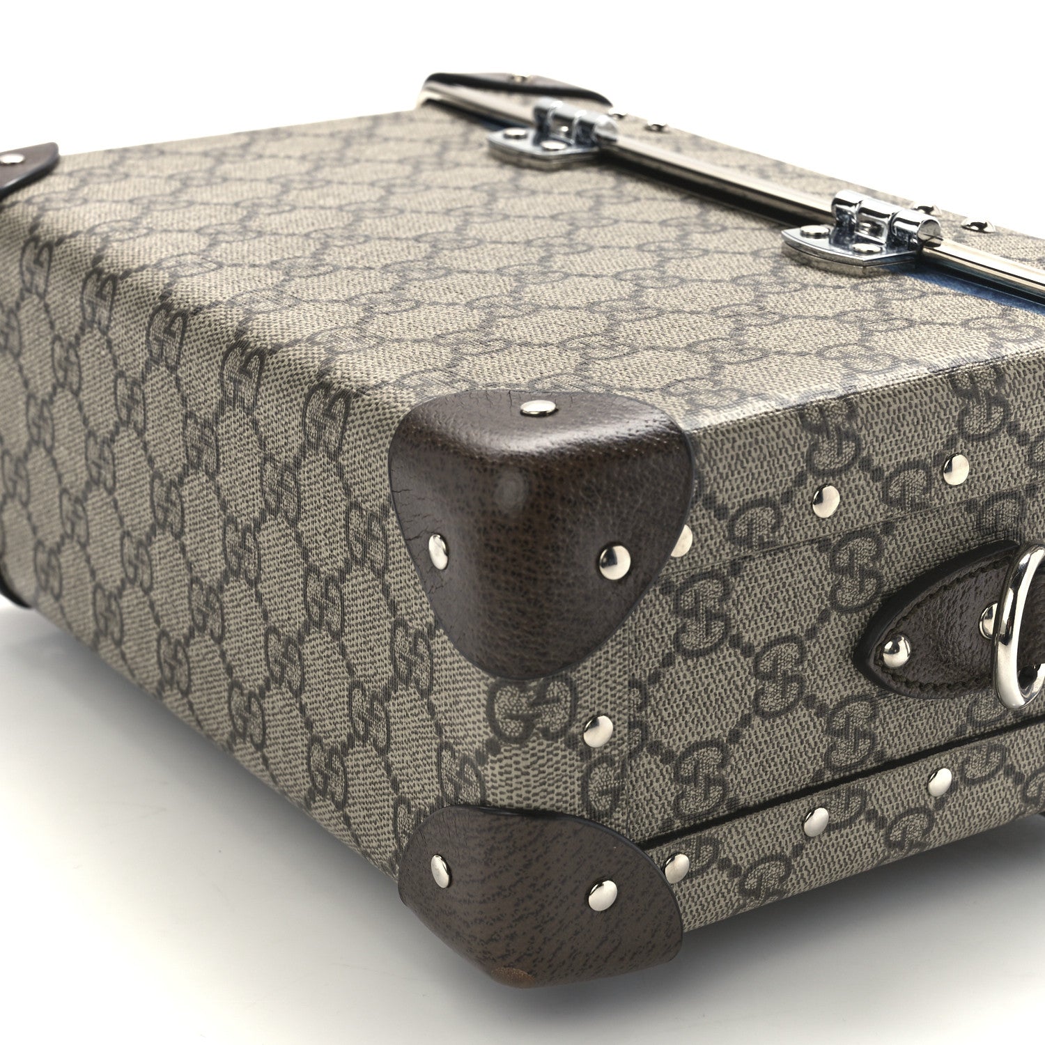 Gucci GG Supreme Monogram Globe-Trotter Beauty Case Brown 10 of 10