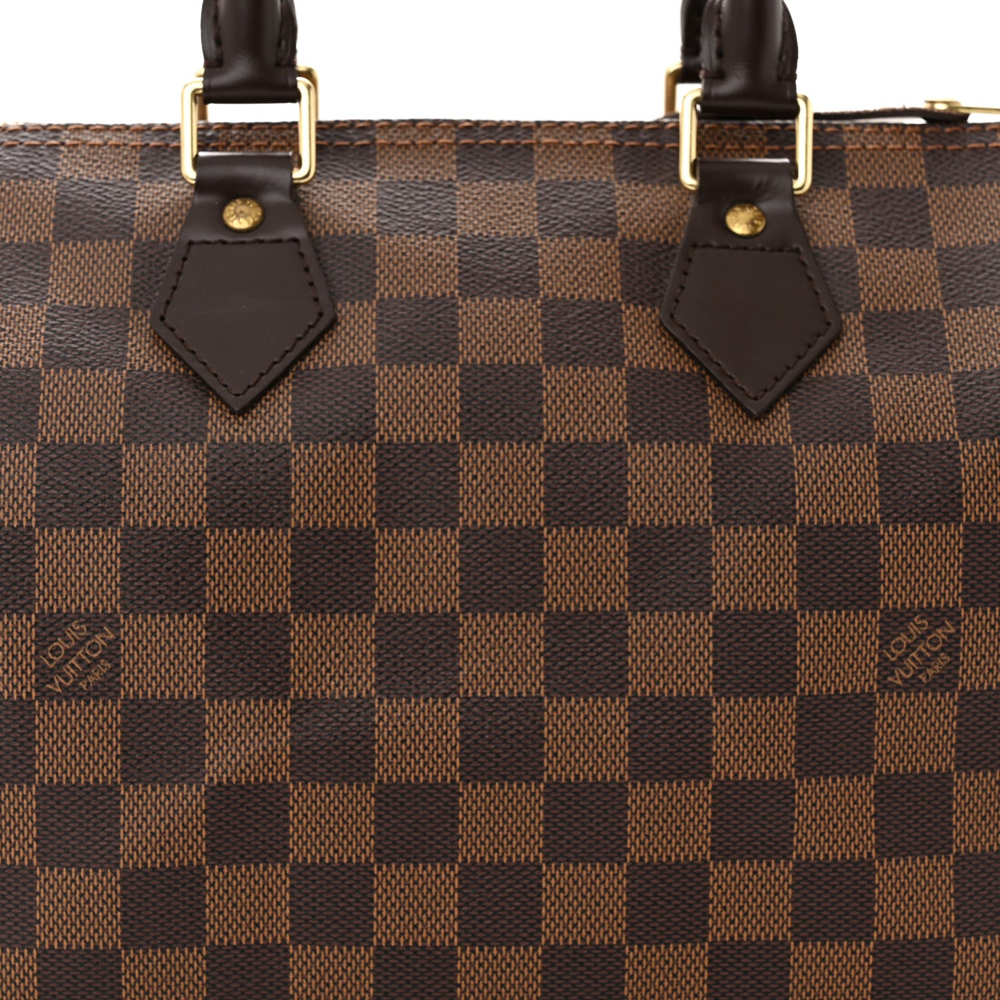 LOUIS VUITTON Damier Ebene Speedy 25