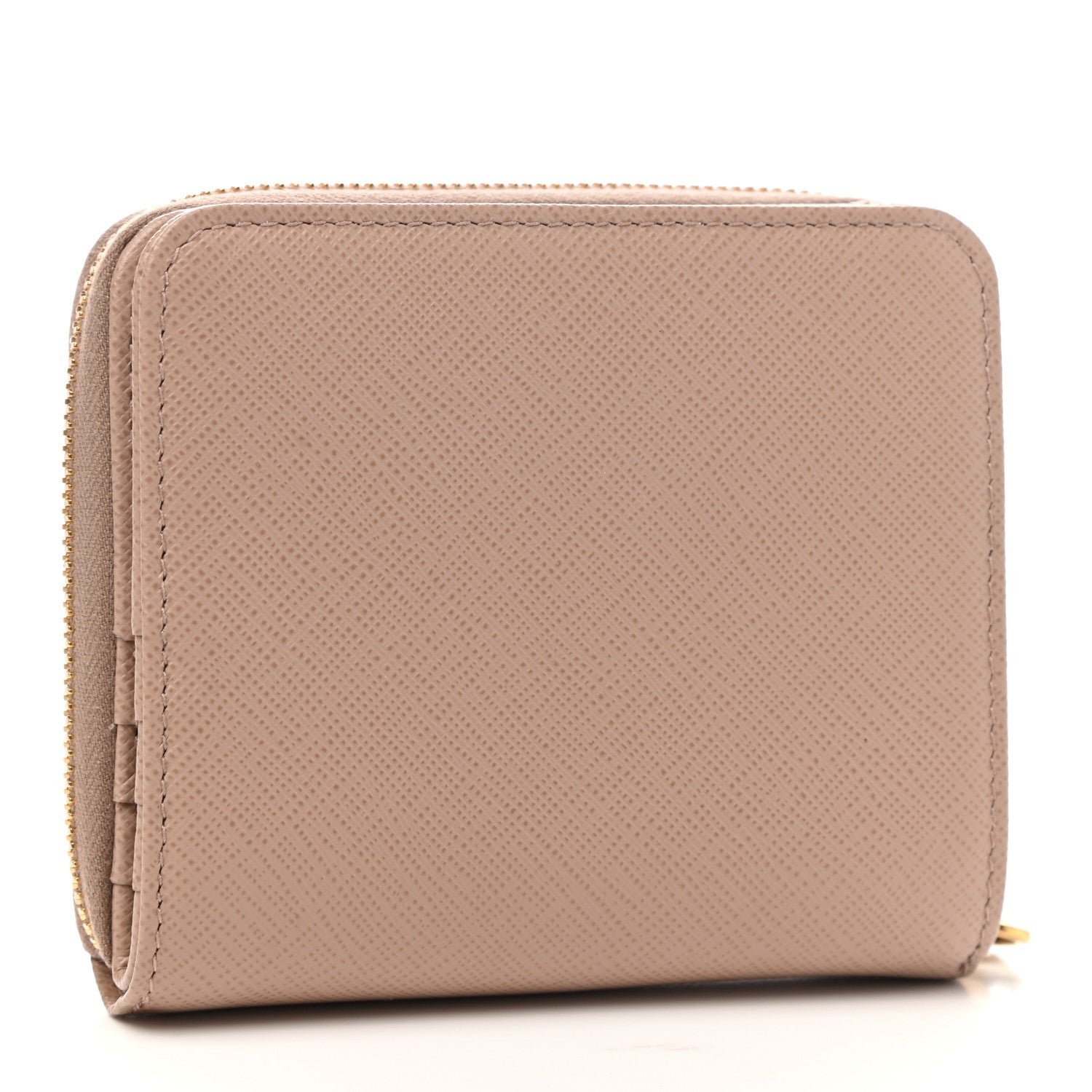 Prada Saffiano Metal Compact Wallet Cammeo 3 of 8