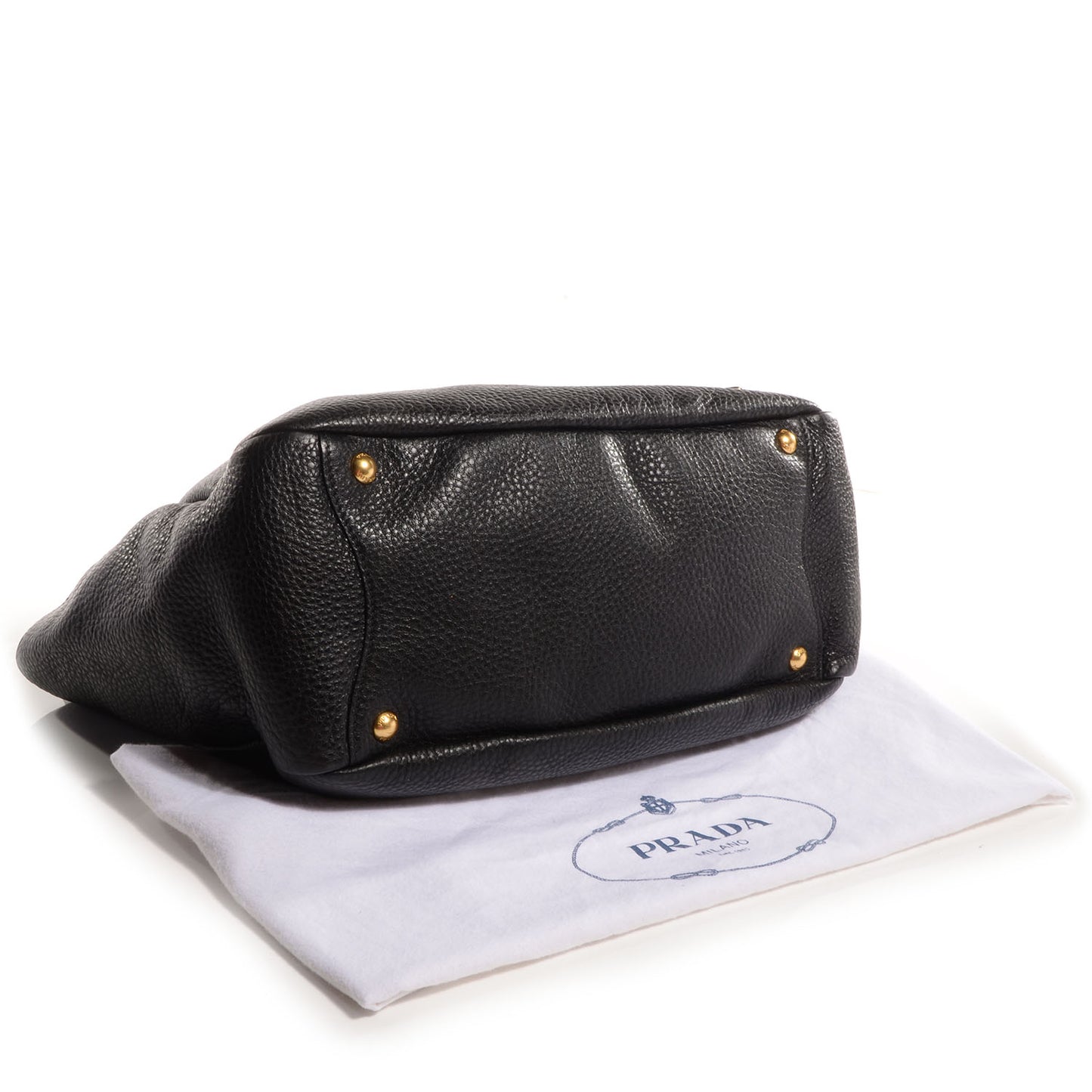 Vitello Daino Side Pocket Hobo Nero Black