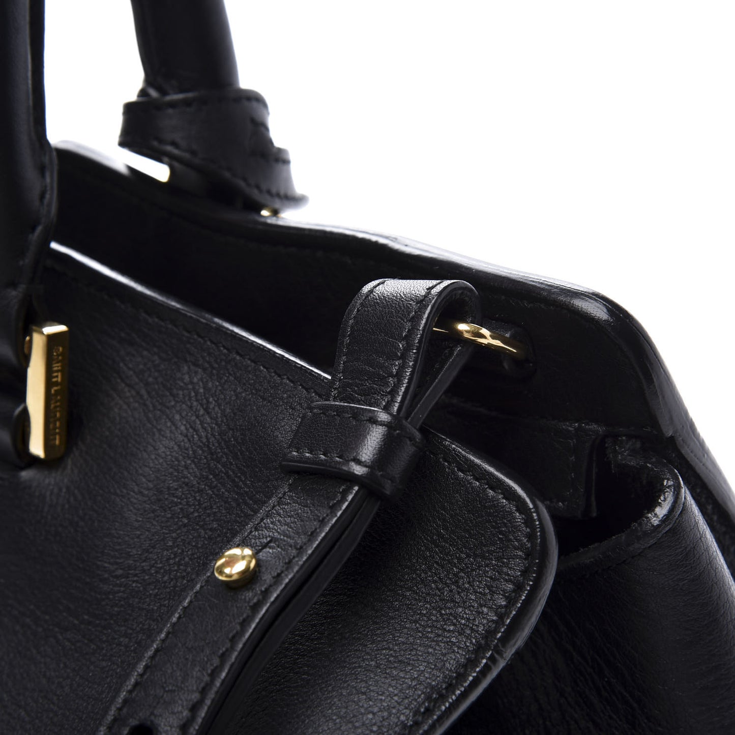 Calfskin Small Classic Y Cabas Black