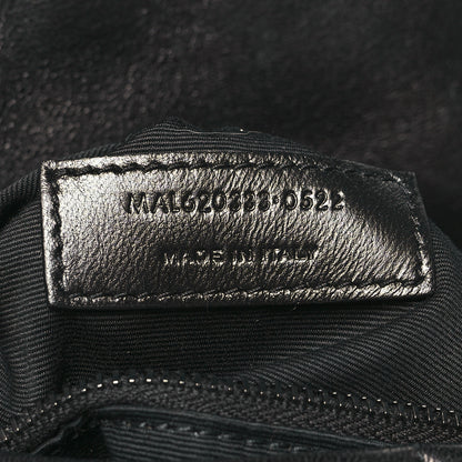 Saint Laurent Lambskin Quilted Toy Loulou Puffer Monogram Chain Satchel Black 7 of 11
