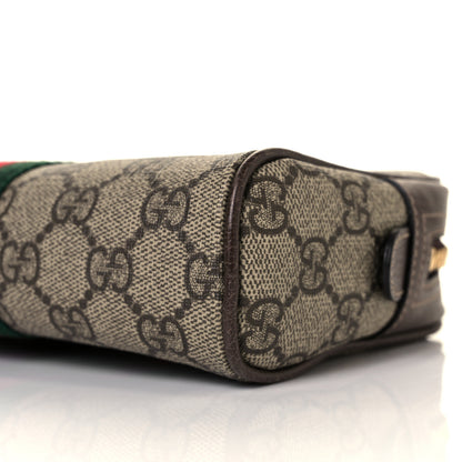 Gucci GG Supreme Monogram Web Small Ophidia Belt Bag 105 42 Dark Brown 8 of 8