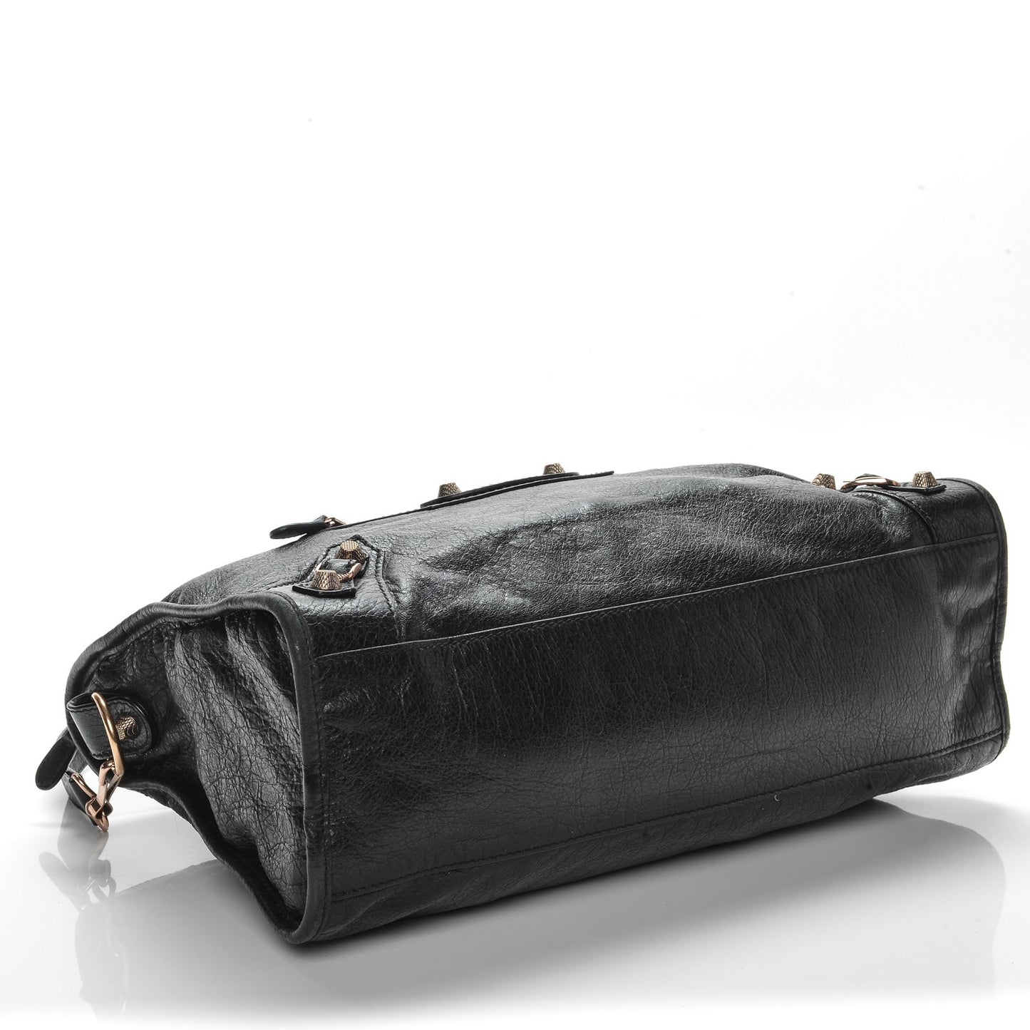 Agneau Giant 12 Rose Gold Hardware City Black