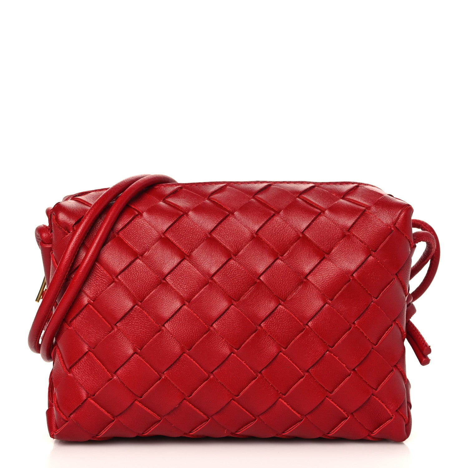 Bottega Veneta Nappa Intrecciato Mini Loop Camera Bag Apple Candy 1 of 7