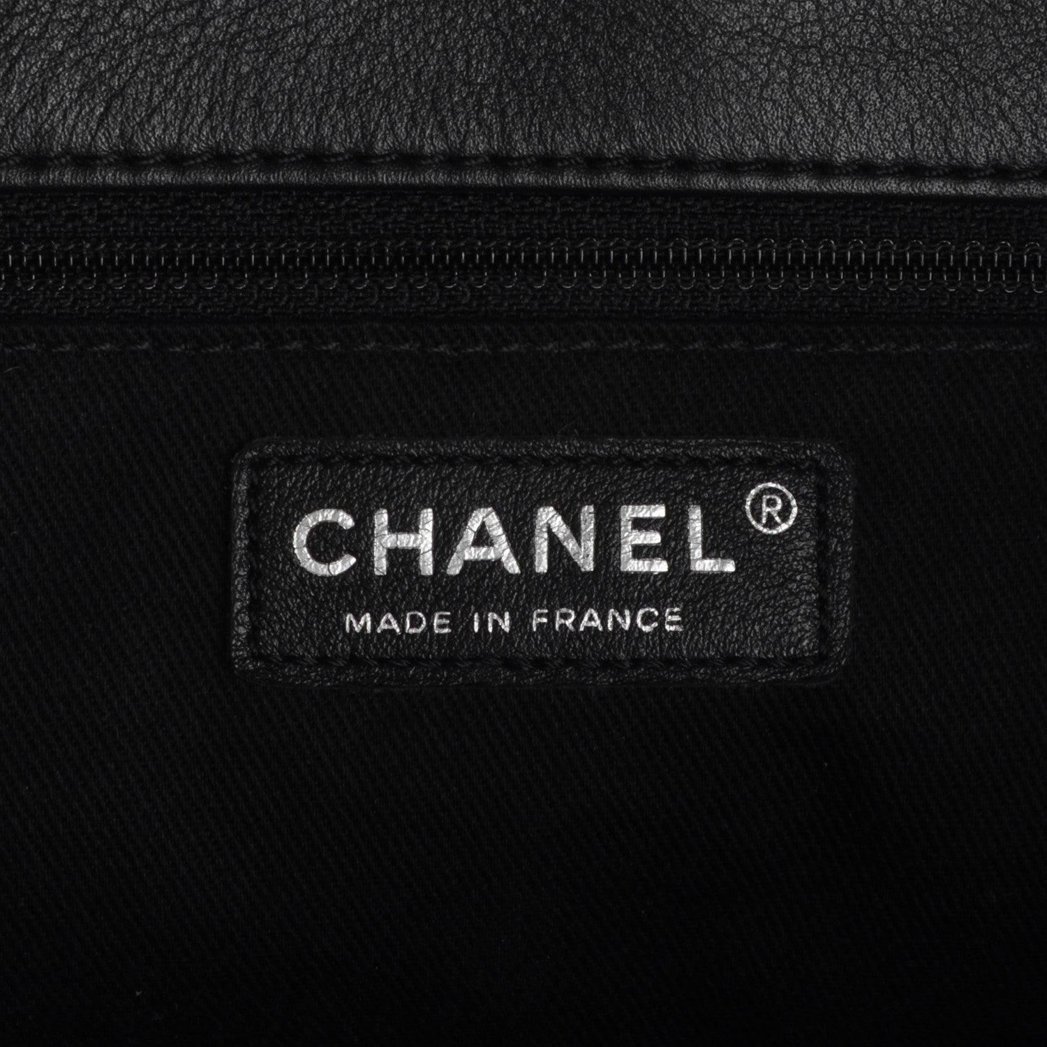 Chanel Calfskin Quilted In The Business North South Tote Black 6 of 7