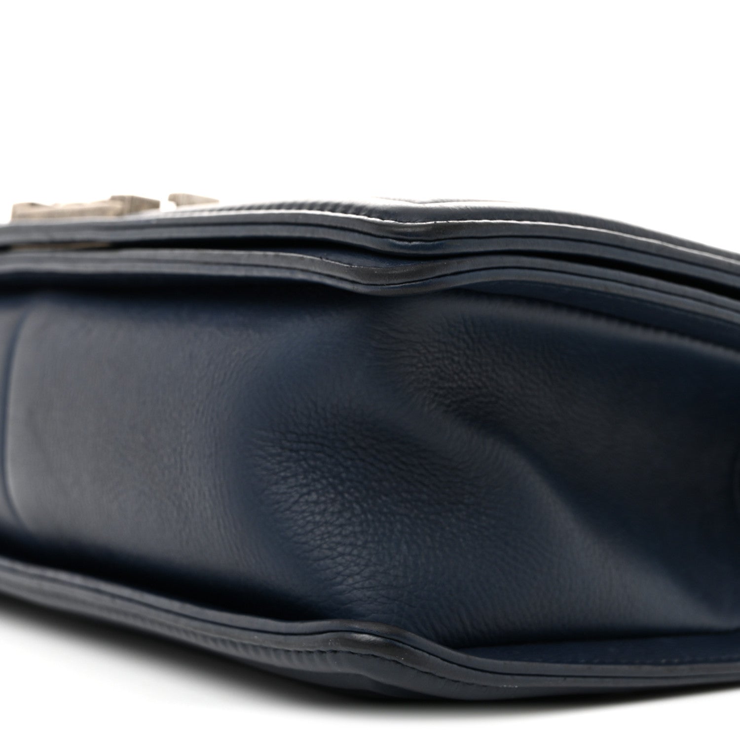 Chanel Calfskin Double Stitch Medium Boy Flap Marine 10 of 14