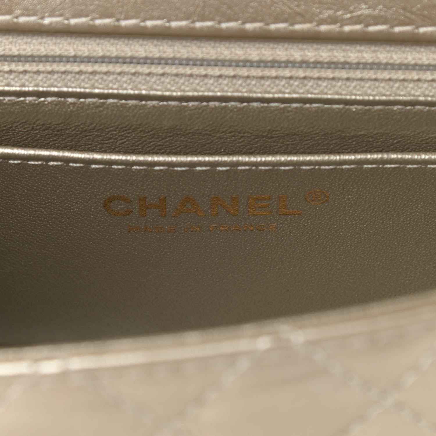Chanel Metallic Aged Calfskin Quilted 2.55 Reissue Mini Flap Light Gold 6 of 11