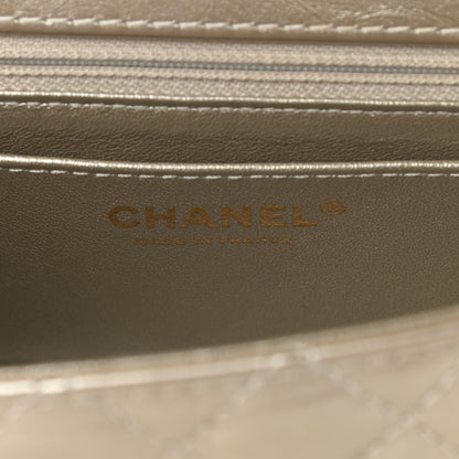 Chanel Metallic Aged Calfskin Quilted 2.55 Reissue Mini Flap Light Gold 6 of 11