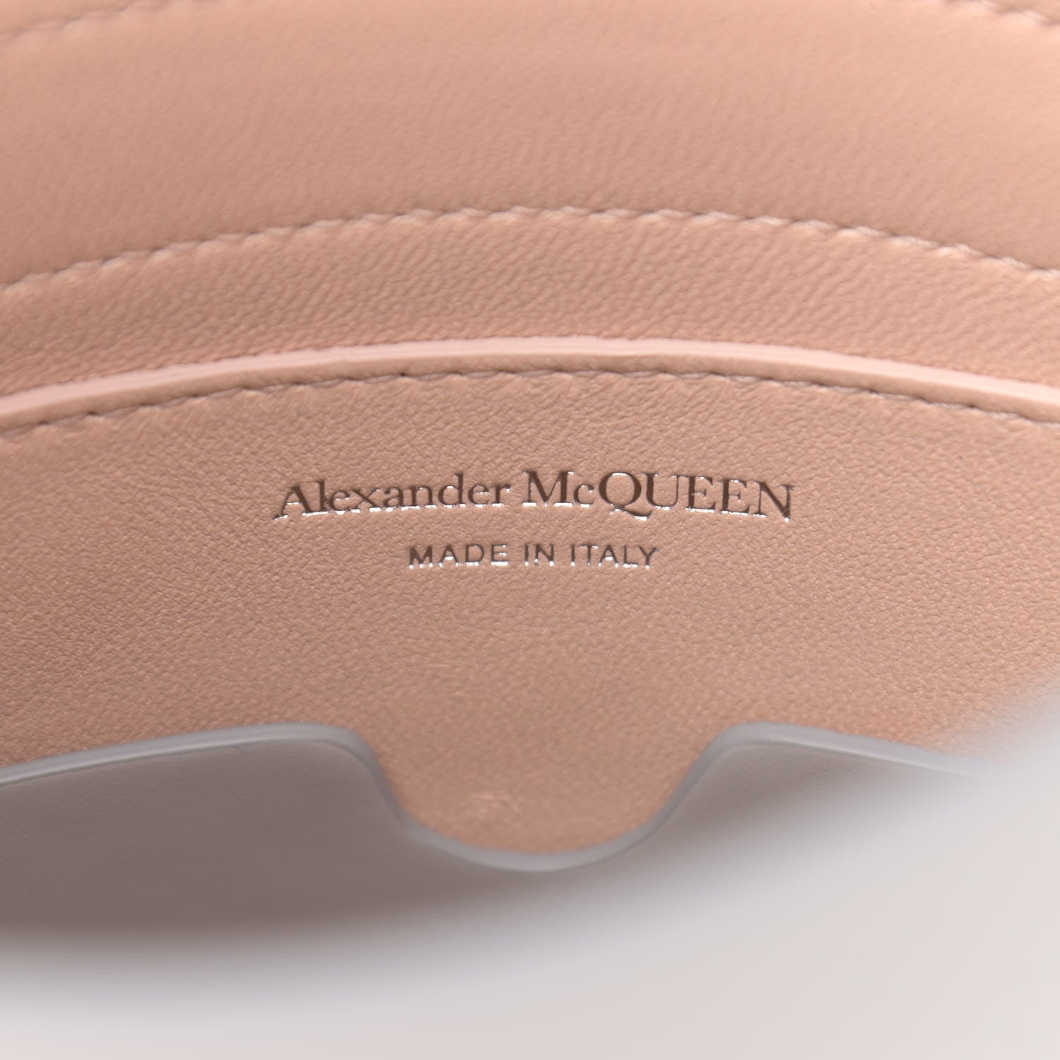 Alexander McQueen Calfskin The Curve Small Shoulder Bag Pale Grey 6 of 12