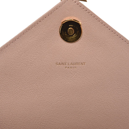 Saint Laurent Sheepskin Matelasse Chevron Monogram Medium College Bag Fard 5 of 8