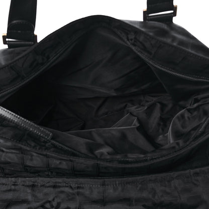 Chanel Nylon Large Travel Tote Black 5 of 13