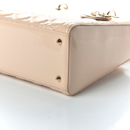 Christian Dior Patent Cannage Medium Lady Dior Rose Clair 10 of 12