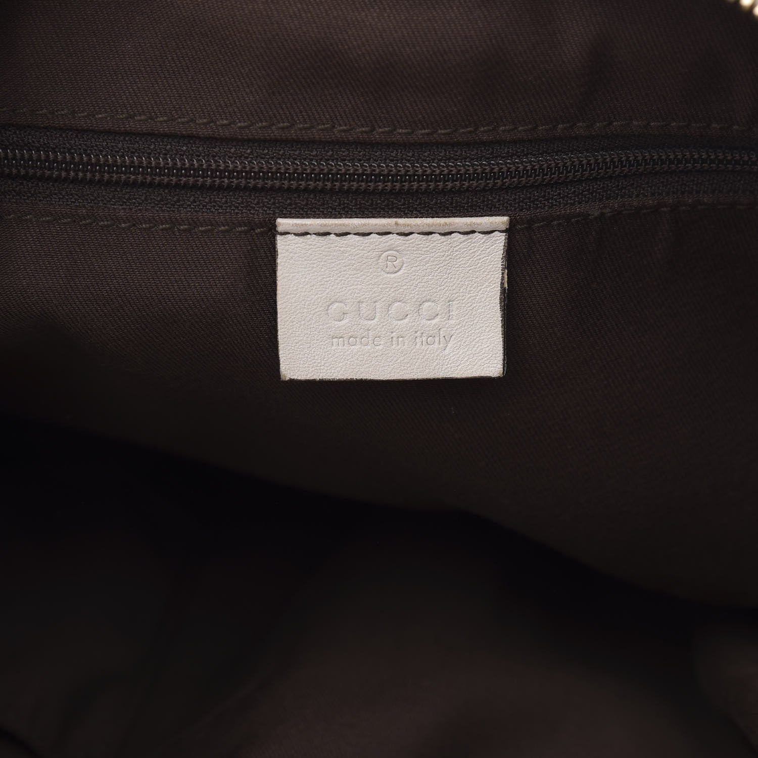 Gucci Monogram Large D Gold Hobo Off White 6 of 17