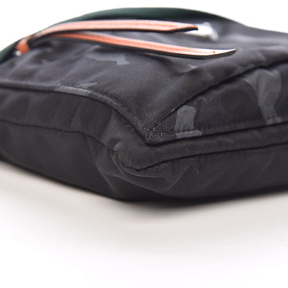 Prada Nylon Camouflage Print Pouch Blue 8 of 10