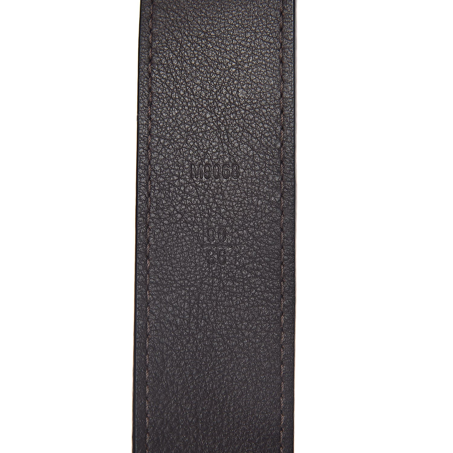 Louis Vuitton Calfskin LV Montana Belt 90 36 Black 4 of 7