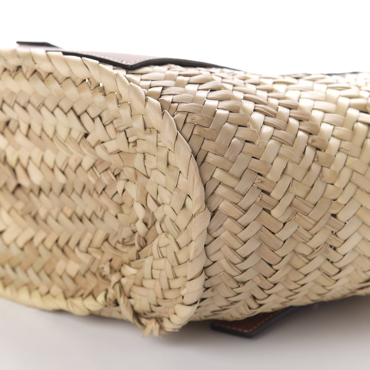 Loewe Raffia Small Basket Tote Bag Natural Tan 7 of 12