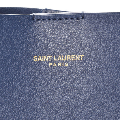 Saint Laurent Calfskin Toy Shopping Tote Denim 6 of 8